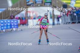 22.10.2023, Arcon, France (FRA): Fiona Laurent (FRA) - Biathlon Samse Summer Tour, pursuit, Arcon (FRA). www.nordicfocus.com. © Thibaut/NordicFocus. Every downloaded picture is fee-liable.