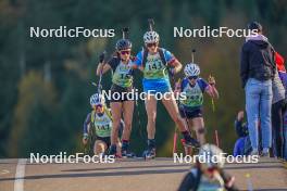 22.10.2023, Arcon, France (FRA): Coline Castille (FRA) - Biathlon Samse Summer Tour, pursuit, Arcon (FRA). www.nordicfocus.com. © Thibaut/NordicFocus. Every downloaded picture is fee-liable.