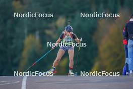 22.10.2023, Arcon, France (FRA): Marie Hericher (FRA) - Biathlon Samse Summer Tour, pursuit, Arcon (FRA). www.nordicfocus.com. © Thibaut/NordicFocus. Every downloaded picture is fee-liable.