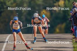 22.10.2023, Arcon, France (FRA): Pauline Machut (FRA) - Biathlon Samse Summer Tour, pursuit, Arcon (FRA). www.nordicfocus.com. © Thibaut/NordicFocus. Every downloaded picture is fee-liable.