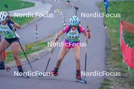 22.10.2023, Arcon, France (FRA): Emie Faivre (FRA) - Biathlon Samse Summer Tour, pursuit, Arcon (FRA). www.nordicfocus.com. © Thibaut/NordicFocus. Every downloaded picture is fee-liable.