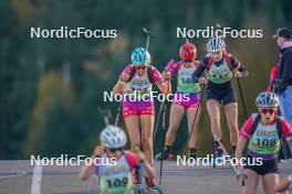22.10.2023, Arcon, France (FRA): Coline Lanchais (FRA) - Biathlon Samse Summer Tour, pursuit, Arcon (FRA). www.nordicfocus.com. © Thibaut/NordicFocus. Every downloaded picture is fee-liable.