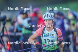 22.10.2023, Arcon, France (FRA): Eline Curnillon (FRA) - Biathlon Samse Summer Tour, pursuit, Arcon (FRA). www.nordicfocus.com. © Thibaut/NordicFocus. Every downloaded picture is fee-liable.