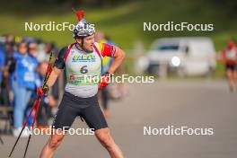 22.10.2023, Arcon, France (FRA): Florent Claude (BEL) - Biathlon Samse Summer Tour, pursuit, Arcon (FRA). www.nordicfocus.com. © Thibaut/NordicFocus. Every downloaded picture is fee-liable.