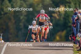22.10.2023, Arcon, France (FRA): Zelie Roy (FRA) - Biathlon Samse Summer Tour, pursuit, Arcon (FRA). www.nordicfocus.com. © Thibaut/NordicFocus. Every downloaded picture is fee-liable.