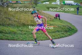 22.10.2023, Arcon, France (FRA): Timeo Amiotte (FRA) - Biathlon Samse Summer Tour, pursuit, Arcon (FRA). www.nordicfocus.com. © Thibaut/NordicFocus. Every downloaded picture is fee-liable.