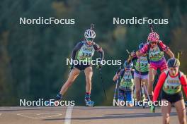 22.10.2023, Arcon, France (FRA): Cassandre Couder (FRA) - Biathlon Samse Summer Tour, pursuit, Arcon (FRA). www.nordicfocus.com. © Thibaut/NordicFocus. Every downloaded picture is fee-liable.