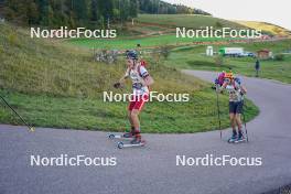 22.10.2023, Arcon, France (FRA): Benoit Nicoud (FRA) - Biathlon Samse Summer Tour, pursuit, Arcon (FRA). www.nordicfocus.com. © Thibaut/NordicFocus. Every downloaded picture is fee-liable.