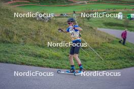 22.10.2023, Arcon, France (FRA): Robinson Goleret (FRA) - Biathlon Samse Summer Tour, pursuit, Arcon (FRA). www.nordicfocus.com. © Thibaut/NordicFocus. Every downloaded picture is fee-liable.