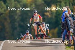 22.10.2023, Arcon, France (FRA): Lie Lotte (BEL) - Biathlon Samse Summer Tour, pursuit, Arcon (FRA). www.nordicfocus.com. © Thibaut/NordicFocus. Every downloaded picture is fee-liable.