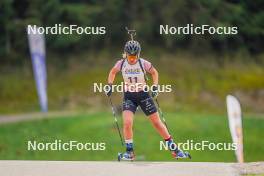22.10.2023, Arcon, France (FRA): Gilonne Guigonnat (FRA) - Biathlon Samse Summer Tour, pursuit, Arcon (FRA). www.nordicfocus.com. © Thibaut/NordicFocus. Every downloaded picture is fee-liable.