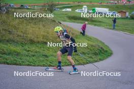 22.10.2023, Arcon, France (FRA): Yanis Hoffmann (FRA) - Biathlon Samse Summer Tour, pursuit, Arcon (FRA). www.nordicfocus.com. © Thibaut/NordicFocus. Every downloaded picture is fee-liable.