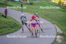 22.10.2023, Arcon, France (FRA): Simon Bulle (FRA) - Biathlon Samse Summer Tour, pursuit, Arcon (FRA). www.nordicfocus.com. © Thibaut/NordicFocus. Every downloaded picture is fee-liable.