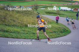 22.10.2023, Arcon, France (FRA): Noe Rochegude-Ribot (FRA) - Biathlon Samse Summer Tour, pursuit, Arcon (FRA). www.nordicfocus.com. © Thibaut/NordicFocus. Every downloaded picture is fee-liable.