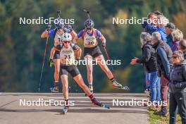 22.10.2023, Arcon, France (FRA): Amandine Mengin (FRA) - Biathlon Samse Summer Tour, pursuit, Arcon (FRA). www.nordicfocus.com. © Thibaut/NordicFocus. Every downloaded picture is fee-liable.