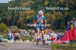 22.10.2023, Arcon, France (FRA): Zian Chene (FRA) - Biathlon Samse Summer Tour, pursuit, Arcon (FRA). www.nordicfocus.com. © Thibaut/NordicFocus. Every downloaded picture is fee-liable.