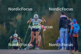 22.10.2023, Arcon, France (FRA): Matilda Dodos (FRA) - Biathlon Samse Summer Tour, pursuit, Arcon (FRA). www.nordicfocus.com. © Thibaut/NordicFocus. Every downloaded picture is fee-liable.