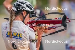 22.10.2023, Arcon, France (FRA): Jeanne Richard (FRA) - Biathlon Samse Summer Tour, pursuit, Arcon (FRA). www.nordicfocus.com. © Thibaut/NordicFocus. Every downloaded picture is fee-liable.