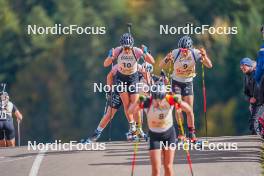 22.10.2023, Arcon, France (FRA): Camille Bened (FRA) - Biathlon Samse Summer Tour, pursuit, Arcon (FRA). www.nordicfocus.com. © Thibaut/NordicFocus. Every downloaded picture is fee-liable.