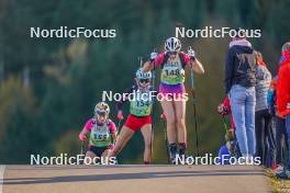 22.10.2023, Arcon, France (FRA): Capucine Vuittenez (FRA) - Biathlon Samse Summer Tour, pursuit, Arcon (FRA). www.nordicfocus.com. © Thibaut/NordicFocus. Every downloaded picture is fee-liable.