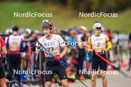 21.10.2023, Arcon, France (FRA): Emilien Boyer (FRA) - Biathlon Samse Summer Tour, sprint, Arcon (FRA). www.nordicfocus.com. © Thibaut/NordicFocus. Every downloaded picture is fee-liable.