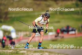 21.10.2023, Arcon, France (FRA): Damien Levet (FRA) - Biathlon Samse Summer Tour, sprint, Arcon (FRA). www.nordicfocus.com. © Thibaut/NordicFocus. Every downloaded picture is fee-liable.