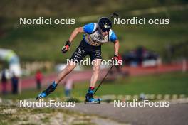 21.10.2023, Arcon, France (FRA): Valentin Lejeune (FRA) - Biathlon Samse Summer Tour, sprint, Arcon (FRA). www.nordicfocus.com. © Thibaut/NordicFocus. Every downloaded picture is fee-liable.