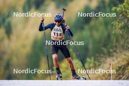 21.10.2023, Arcon, France (FRA): Malone Gromaire Raynal (FRA) - Biathlon Samse Summer Tour, sprint, Arcon (FRA). www.nordicfocus.com. © Thibaut/NordicFocus. Every downloaded picture is fee-liable.