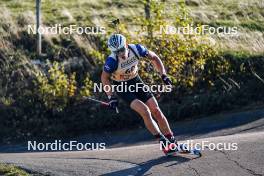 21.10.2023, Arcon, France (FRA): Raphael Dhenain (FRA) - Biathlon Samse Summer Tour, sprint, Arcon (FRA). www.nordicfocus.com. © Thibaut/NordicFocus. Every downloaded picture is fee-liable.