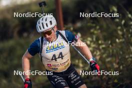 21.10.2023, Arcon, France (FRA): Jacques Jefferies (FRA) - Biathlon Samse Summer Tour, sprint, Arcon (FRA). www.nordicfocus.com. © Thibaut/NordicFocus. Every downloaded picture is fee-liable.