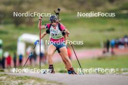 21.10.2023, Arcon, France (FRA): Lena Moretti (FRA) - Biathlon Samse Summer Tour, sprint, Arcon (FRA). www.nordicfocus.com. © Thibaut/NordicFocus. Every downloaded picture is fee-liable.