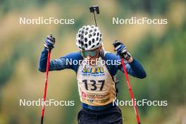 21.10.2023, Arcon, France (FRA): Quentin Caviglia (FRA) - Biathlon Samse Summer Tour, sprint, Arcon (FRA). www.nordicfocus.com. © Thibaut/NordicFocus. Every downloaded picture is fee-liable.