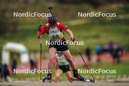 21.10.2023, Arcon, France (FRA): Manon Ferrus (FRA) - Biathlon Samse Summer Tour, sprint, Arcon (FRA). www.nordicfocus.com. © Thibaut/NordicFocus. Every downloaded picture is fee-liable.