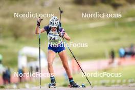 21.10.2023, Arcon, France (FRA): Charlotte Giunta (FRA) - Biathlon Samse Summer Tour, sprint, Arcon (FRA). www.nordicfocus.com. © Thibaut/NordicFocus. Every downloaded picture is fee-liable.