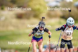 21.10.2023, Arcon, France (FRA): Julie Baverel (FRA) - Biathlon Samse Summer Tour, sprint, Arcon (FRA). www.nordicfocus.com. © Thibaut/NordicFocus. Every downloaded picture is fee-liable.