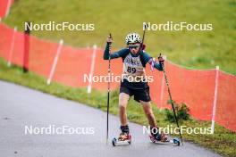 21.10.2023, Arcon, France (FRA): Thibault Grenard (FRA) - Biathlon Samse Summer Tour, sprint, Arcon (FRA). www.nordicfocus.com. © Thibaut/NordicFocus. Every downloaded picture is fee-liable.