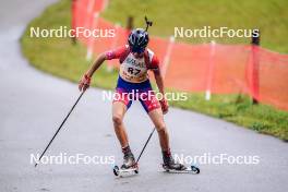 21.10.2023, Arcon, France (FRA): Joe Guinchard (FRA) - Biathlon Samse Summer Tour, sprint, Arcon (FRA). www.nordicfocus.com. © Thibaut/NordicFocus. Every downloaded picture is fee-liable.