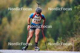 21.10.2023, Arcon, France (FRA): Esteban Moreira (FRA) - Biathlon Samse Summer Tour, sprint, Arcon (FRA). www.nordicfocus.com. © Thibaut/NordicFocus. Every downloaded picture is fee-liable.