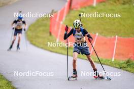 21.10.2023, Arcon, France (FRA): Walter Poirot (FRA) - Biathlon Samse Summer Tour, sprint, Arcon (FRA). www.nordicfocus.com. © Thibaut/NordicFocus. Every downloaded picture is fee-liable.