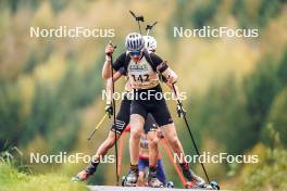 21.10.2023, Arcon, France (FRA): Lucas Duc Goninaz (FRA) - Biathlon Samse Summer Tour, sprint, Arcon (FRA). www.nordicfocus.com. © Thibaut/NordicFocus. Every downloaded picture is fee-liable.