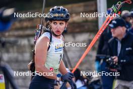 21.10.2023, Arcon, France (FRA): Julia Simon (FRA) - Biathlon Samse Summer Tour, sprint, Arcon (FRA). www.nordicfocus.com. © Thibaut/NordicFocus. Every downloaded picture is fee-liable.