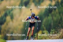 21.10.2023, Arcon, France (FRA): Romeo Zanella (FRA) - Biathlon Samse Summer Tour, sprint, Arcon (FRA). www.nordicfocus.com. © Thibaut/NordicFocus. Every downloaded picture is fee-liable.