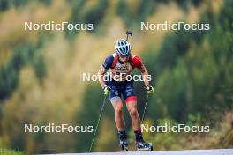 21.10.2023, Arcon, France (FRA): Oriol Bosch Benet (FRA) - Biathlon Samse Summer Tour, sprint, Arcon (FRA). www.nordicfocus.com. © Thibaut/NordicFocus. Every downloaded picture is fee-liable.