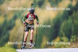 21.10.2023, Arcon, France (FRA): Alexis Provost (FRA) - Biathlon Samse Summer Tour, sprint, Arcon (FRA). www.nordicfocus.com. © Thibaut/NordicFocus. Every downloaded picture is fee-liable.