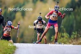 21.10.2023, Arcon, France (FRA): Joe Guinchard (FRA) - Biathlon Samse Summer Tour, sprint, Arcon (FRA). www.nordicfocus.com. © Thibaut/NordicFocus. Every downloaded picture is fee-liable.