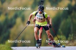 21.10.2023, Arcon, France (FRA): Théo Camps (FRA) - Biathlon Samse Summer Tour, sprint, Arcon (FRA). www.nordicfocus.com. © Thibaut/NordicFocus. Every downloaded picture is fee-liable.