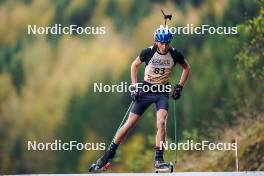 21.10.2023, Arcon, France (FRA): Adeis Hanot (FRA) - Biathlon Samse Summer Tour, sprint, Arcon (FRA). www.nordicfocus.com. © Thibaut/NordicFocus. Every downloaded picture is fee-liable.