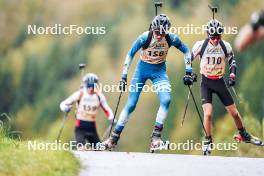 21.10.2023, Arcon, France (FRA): Gabriel Cosme (FRA) - Biathlon Samse Summer Tour, sprint, Arcon (FRA). www.nordicfocus.com. © Thibaut/NordicFocus. Every downloaded picture is fee-liable.