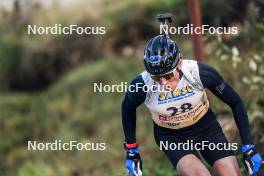 21.10.2023, Arcon, France (FRA): Arnaud Du Pasquier (SUI) - Biathlon Samse Summer Tour, sprint, Arcon (FRA). www.nordicfocus.com. © Thibaut/NordicFocus. Every downloaded picture is fee-liable.