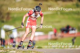 21.10.2023, Arcon, France (FRA): Ian Martinet (FRA) - Biathlon Samse Summer Tour, sprint, Arcon (FRA). www.nordicfocus.com. © Thibaut/NordicFocus. Every downloaded picture is fee-liable.